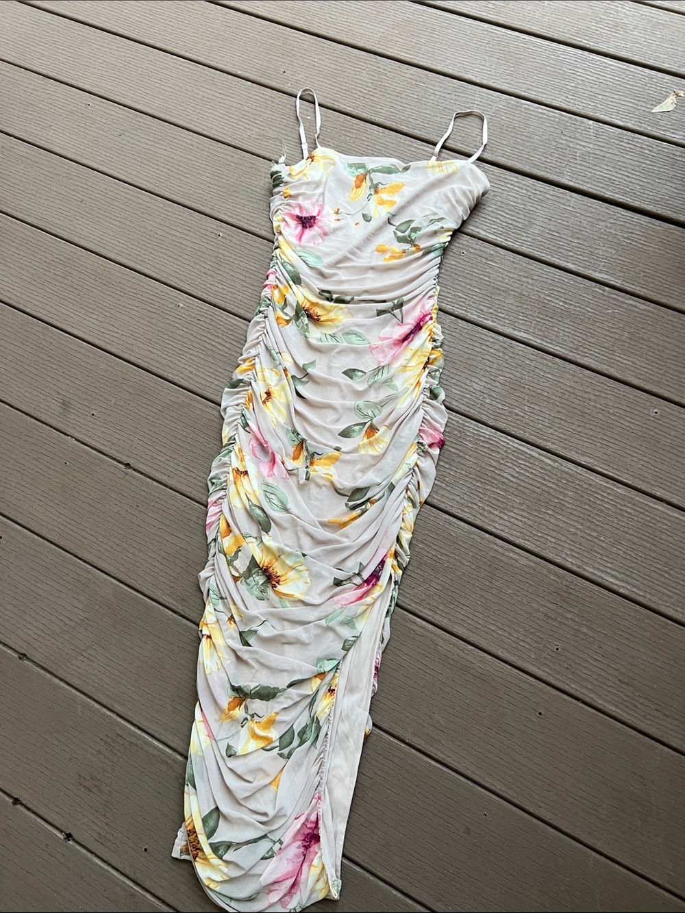 Fashion nova large dress with slit